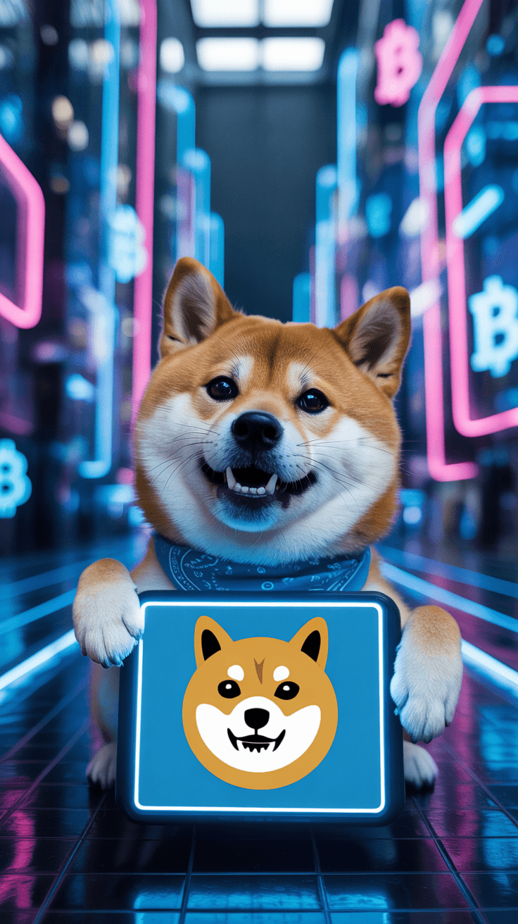 a-photograph-of-a-shiba-inu-dog-happily-_VLwaQ1FVR-67EQP9juItmQ_9BA5ShRITEWBj2uVit3MUA ドージコイン とは(Dogecoin)、記事開始