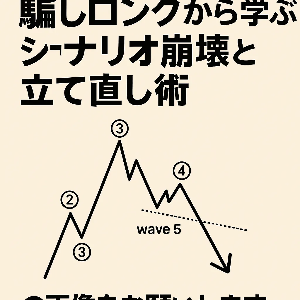 エリオット波動の罠!? 騙しロングから学ぶシナリオ崩壊と立て直し術