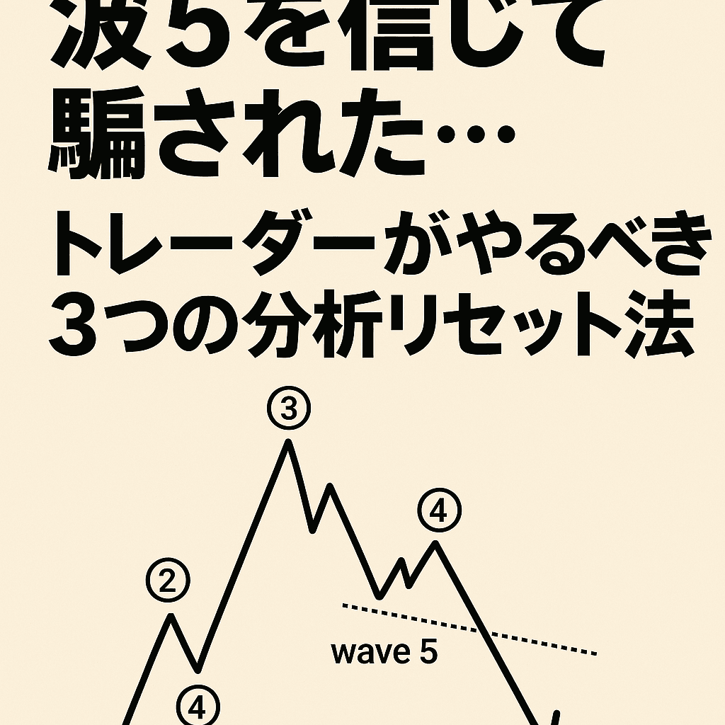 ツイートから学ぶトレーディングです:エリオット波動の罠!? 騙しロングから学ぶシナリオ崩壊と立て直し術