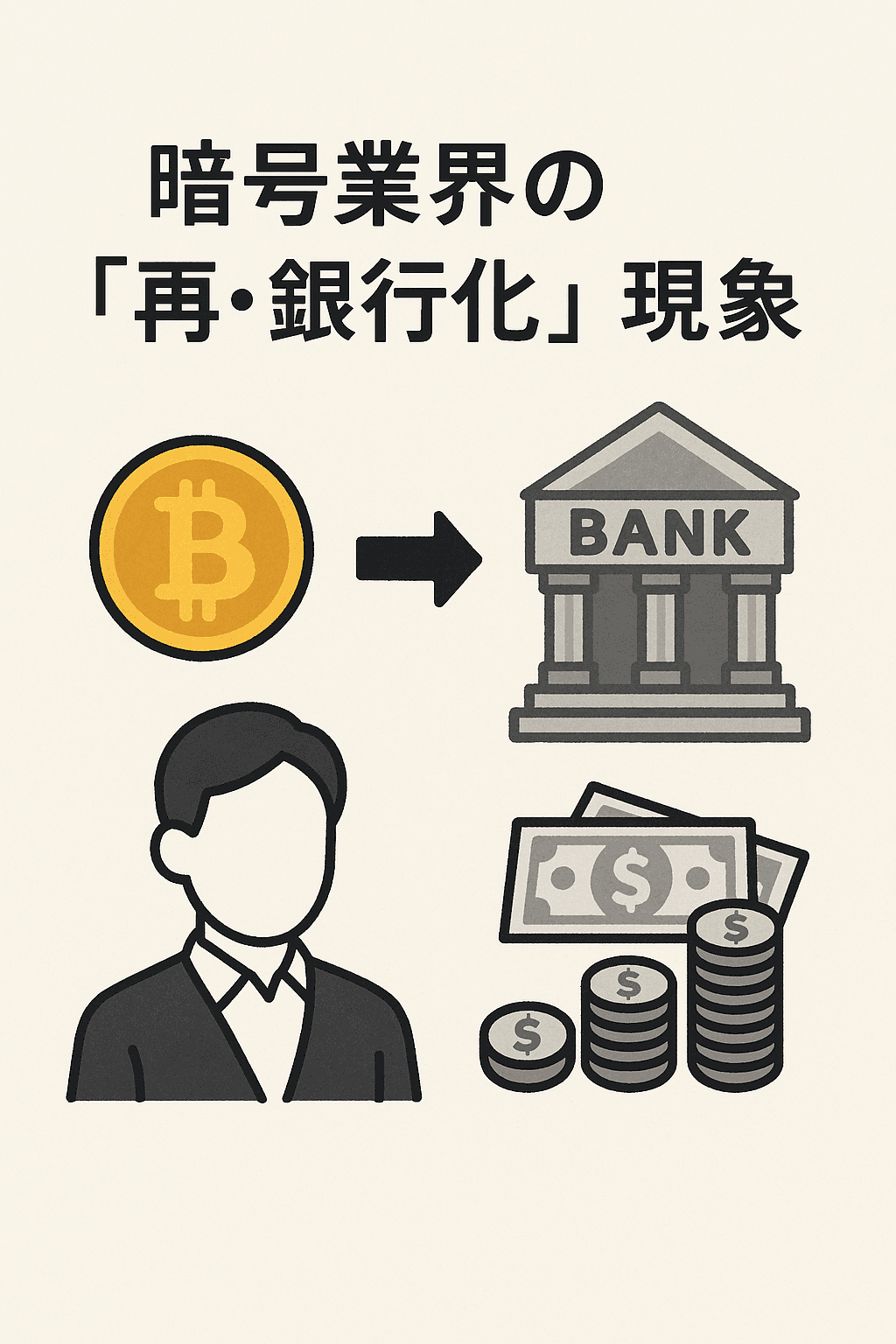 暗号業界の「再・銀行化」現象とは?(WIRED記事まとめ)