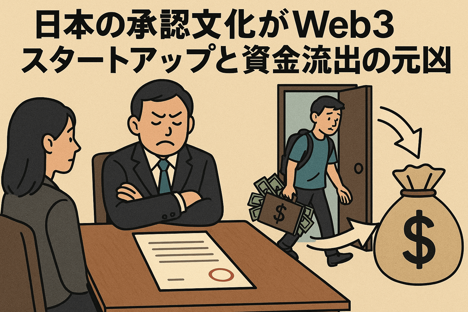 日本の承認文化がWeb3スタートアップと資金流出の元凶