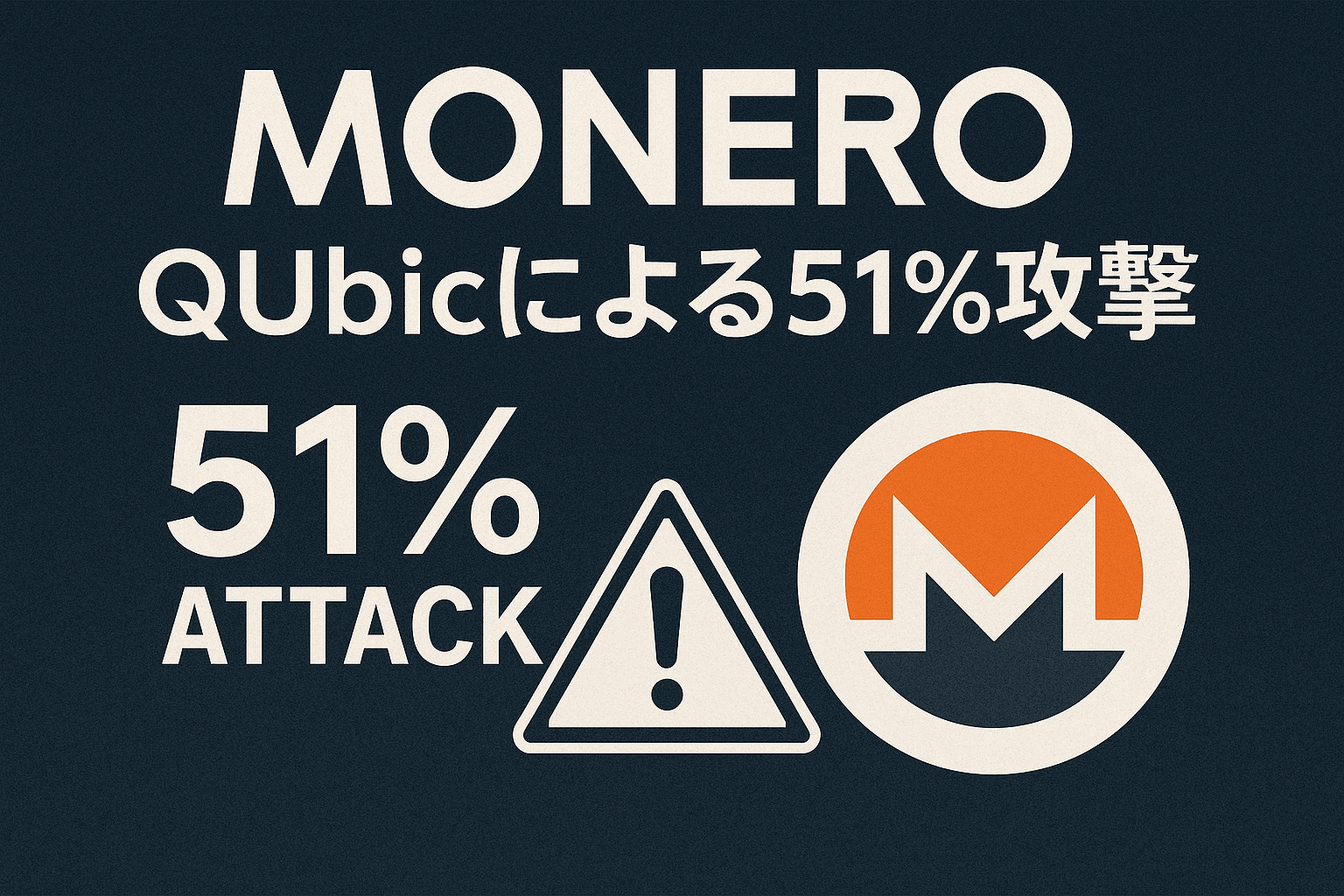 Moneroへの「Qubicによる51％攻撃」懸念──要点まとめ