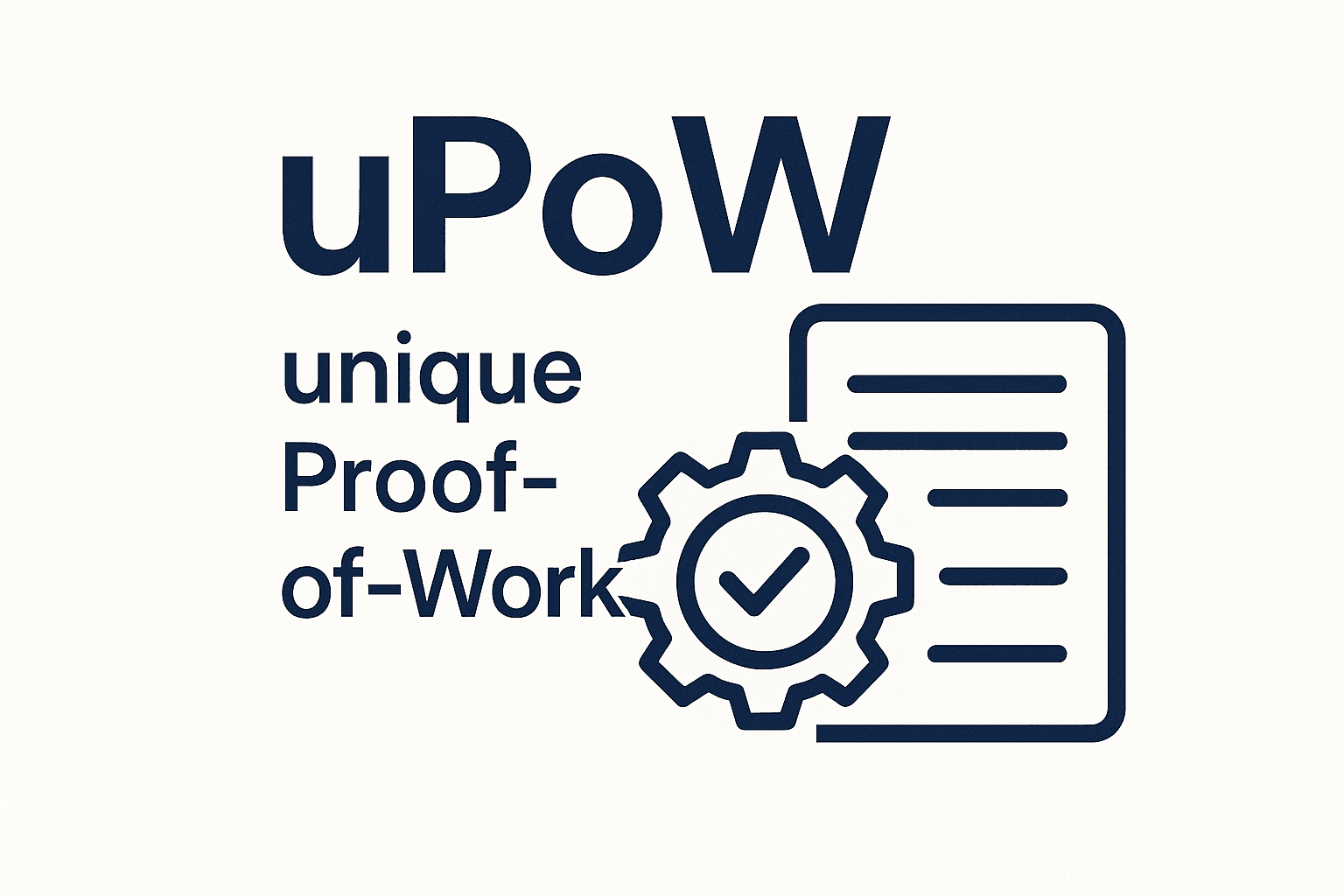 uPoW(unique Proof-of-Work)とは、従来のProof-of-Work(PoW)を拡張した「マルチチェーン同時対応型」の新しい合意アルゴリズムです。