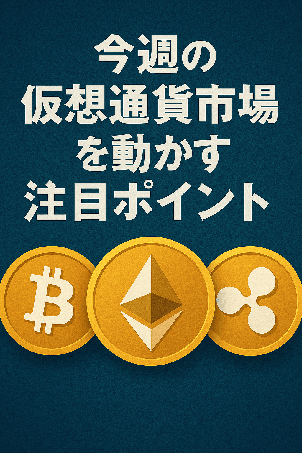 20250729_0814_仮想通貨市場の注目点_simple_compose_01k19mybhxe2dv20qnhgeh653v 今週の仮想通貨市場を動かす注目ポイントコンテンツ開始
