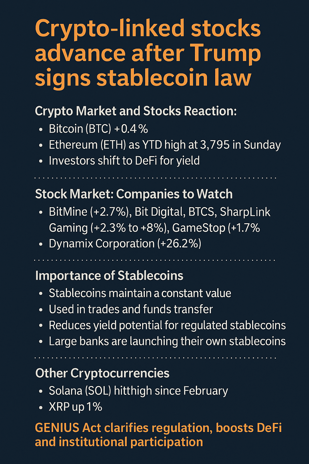 ChatGPT Image 2025年7月22日 02_44_50 以下に、記事「This Crypto Trader Made More Money on Bitcoin Than 20 Altcoins Combined—His \$100 Investment Strategy Will Surprise You」のまとめ記事を作成しました。 --- ### 【まとめ】ビットコインに全額投資すべき?わずか100ドルで始めたトレーダーの戦略とは 「ビットコイン1本に絞って投資した方が、20種のアルトコインに分散投資するより儲かった」──そんな意外な体験を語る暗号資産トレーダーの戦略が注目を集めています。 #### ◆ 経験者の共通認識:「まずはビットコイン一択」 Reddit上での議論では、多くの経験豊富な投資家が「少額(例:100ドル)であればビットコインに全額投資すべき」と主張。その理由は以下の通りです: * **管理がシンプル**:複数のコイン管理や税務申告が不要 * **価格安定性と信頼性**:ビットコインは「デジタルゴールド」としての地位を確立 * **フィアット通貨の価値下落へのヘッジ手段** 「1BTCは常に1BTC。価値が変わっているのは法定通貨の方だ」というコメントが象徴的です。 #### ◆ 少額投資の現実:「夢は見られないが、学びはある」 一方で「100ドルでは大きなリターンは望めない」との声も。仮にビットコインが現在の価格から2倍になっても、100ドルが200ドルにしかなりません。 それでも「10ドルでも利益が出る。それが目的でいい」という意見もあり、小さく始めて学ぶ姿勢の重要性が強調されています。 #### ◆ 分散投資 vs 集中投資:どちらが正解? 一部では「75%BTC、25%ETH」という戦略も。イーサリアムはDeFiなどのアプリケーションを支える“デジタルオイル”と称され、高成長を期待する声もありますが、複雑さやリスクも伴います。 #### ◆ タイミングより継続:「ドルコスト平均法」のすすめ 「完璧なタイミングを待ち続けると、結局買えない」というコメントもあり、毎月一定額を購入する「ドルコスト平均法」が堅実な戦略とされました。 --- ### ✅ まとめ:初心者にとって100ドルは“投資の授業料” 大きな利益を狙うというよりも、「学ぶこと」「習慣を作ること」が少額投資の本当の価値。最初の100ドルは、将来の大きな投資に備える“学びの第一歩”です。 --- ご希望があれば、Pinterest用タイトルや画像案もご提案できます。