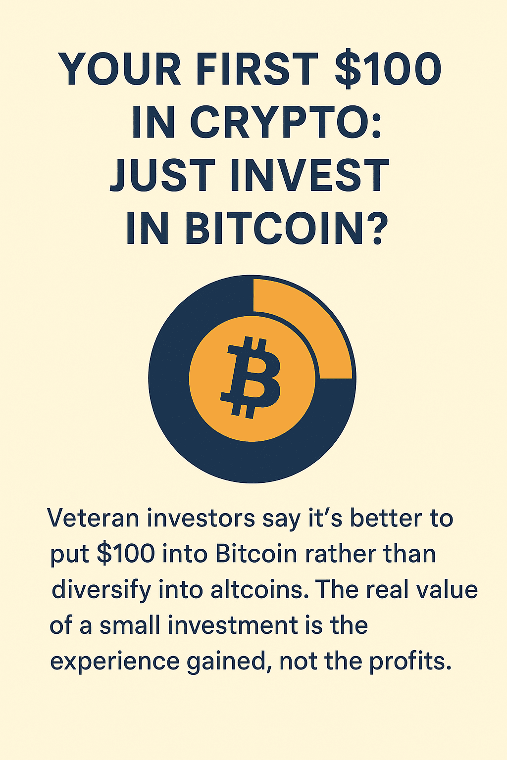 【まとめ】ビットコインに全額投資すべき？わずか100ドルで始めたトレーダーの戦略とは