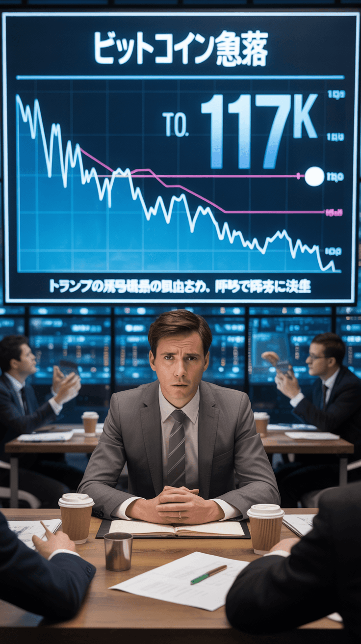 a-photograph-depicting-a-dramatic-newsro_5WIK5tGLRLmoMQKa-Wyhkw_0IDTW646RxKHytX9PmXfnQ ビットコイン急落:トランプ政権の暗号通貨法案が下院で阻止され、市場に波紋
コンテンツ始まり