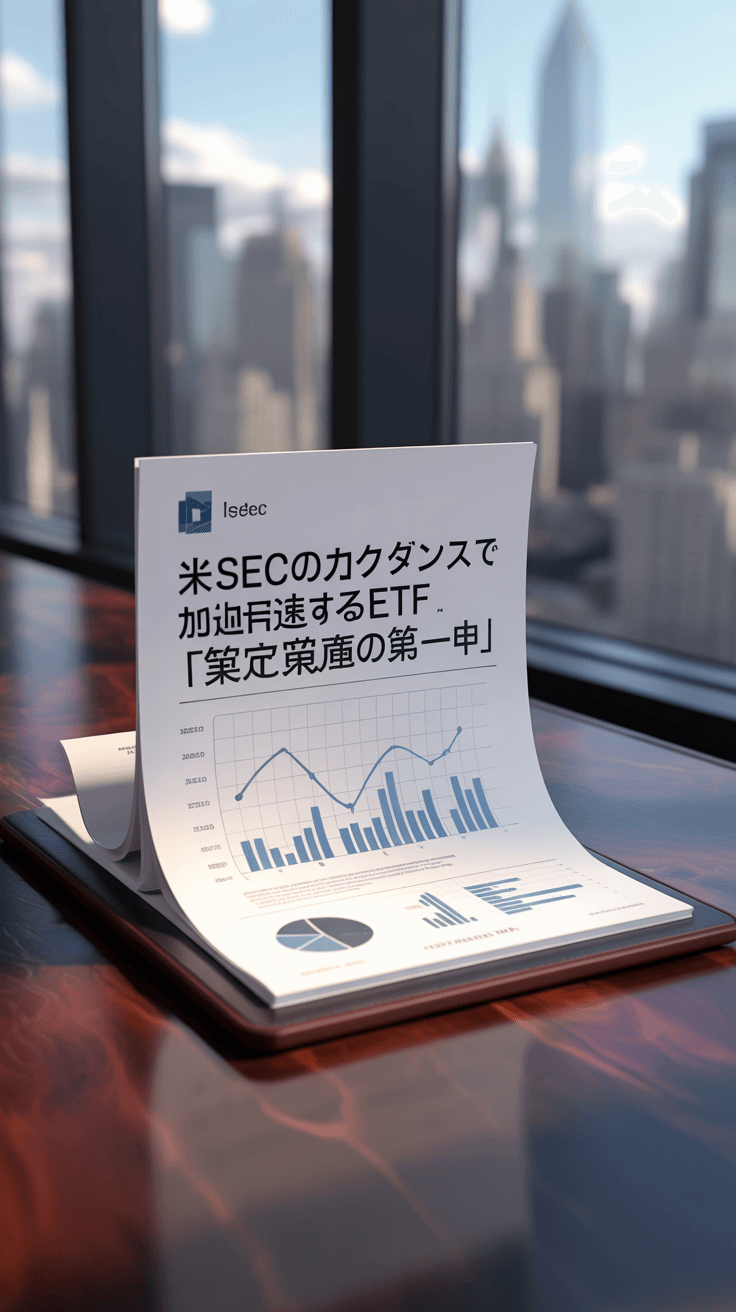 a-photograph-of-a-sleek-modern-document-_oXyGfc6jSsW1mx-M6hyGyw_7_NkQPTnTICNNOO50VLFWw 米SECの新ガイダンスで加速する「暗号資産ETF」ルール策定の第一歩 開始