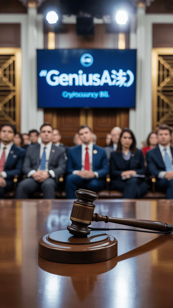 米下院で暗号資産法案「GENIUS法」可決へ 立ちはだかる議会運営の壁