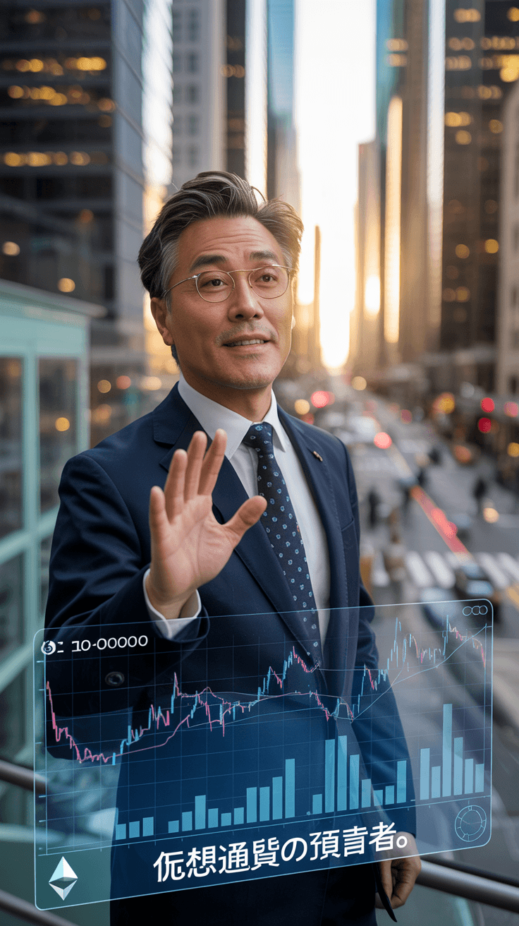 a-photograph-of-tom-lee-a-sharply-dresse_VQR058F0QXiZT7V6qGCbAg_rJJAayuAR6OUQ6qZoRccog ウォール街の“仮想通貨の預言者”が仕掛ける大型イーサリアム戦略:トム・リー氏が語る「ブロックチェーンのChatGPTモーメント」とは?
