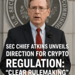 SEC新長官アトキンス氏、仮想通貨規制の方向性を初公開：「明確なルールづくり」が最優先課題に