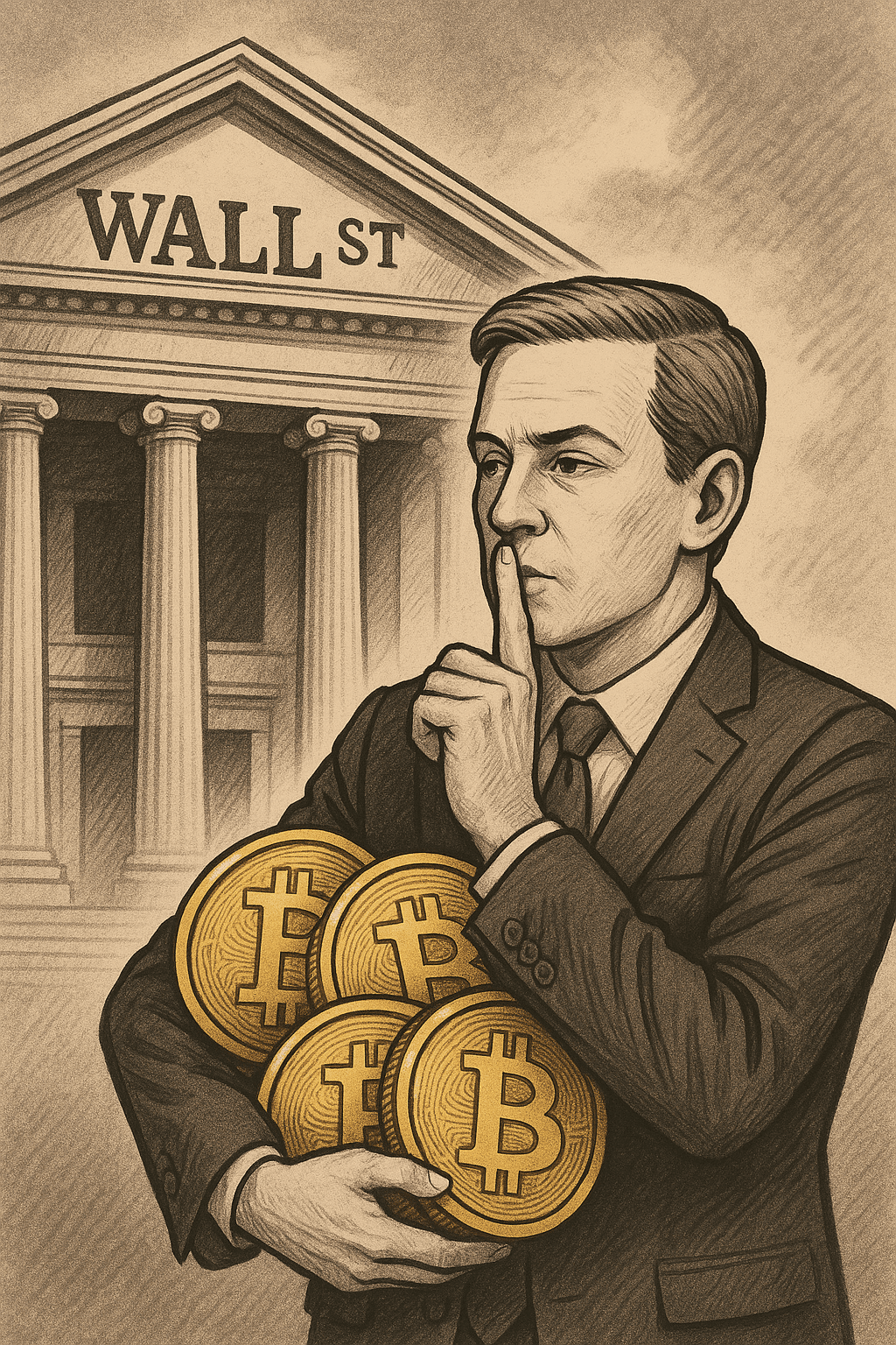 ウォール街が静かに仮想通貨を買い集め中──強気相場の裏にある見えざる動きとは？