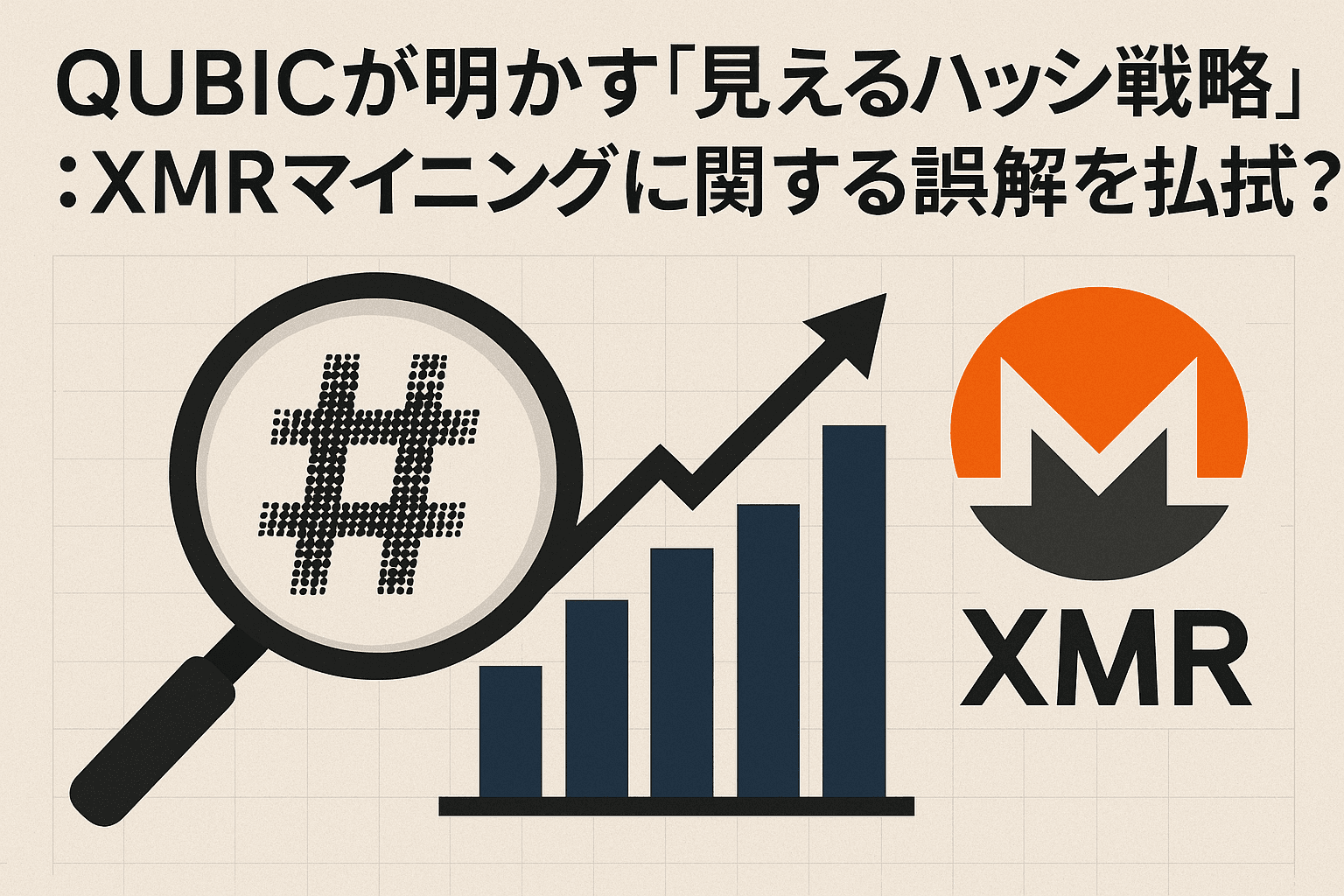 QUBICが明かす「見えるハッシュ戦略」：XMRマイニングに関する誤解を払拭？