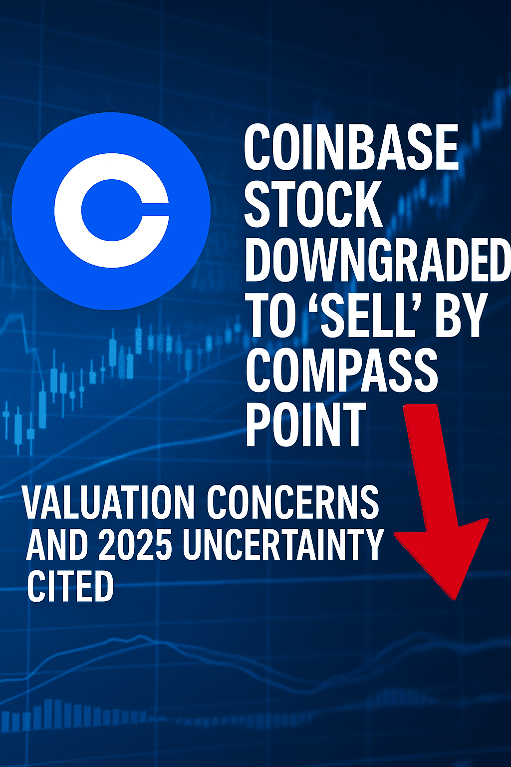 Coinbase株、Compass Pointが「売り」へ格下げ──バリュエーション過大と2025年の不透明感が背景