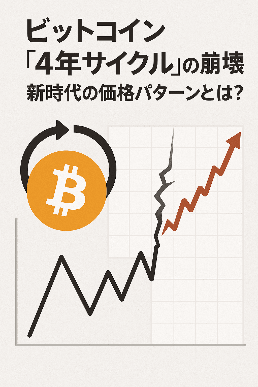 20250817_1741_ビットコイン新時代_simple_compose_01k2vjxvarfxh9m0h21tkvgpmr まとめ記事:ビットコイン「4年サイクル」の崩壊 ― 新時代の価格パターンとは? コンテンツ開始