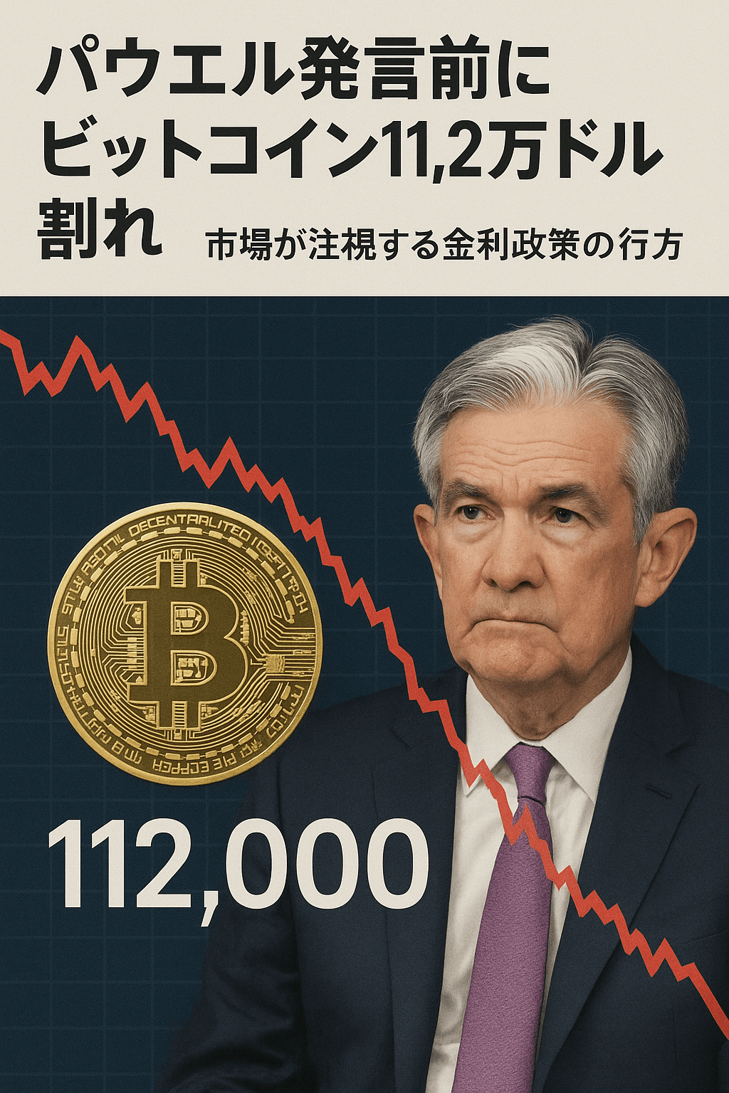 20250822_0737_ビットコインの動向_simple_compose_01k37catc6f1qbbk79b4qgajrx a bitcoin coin with a graph and arrow pointing upコンテンツ開始