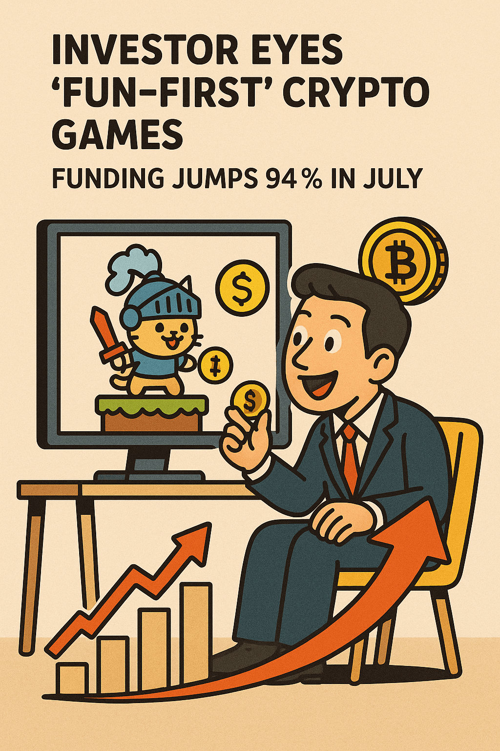 投資家が「楽しさ優先」の暗号ゲームに注目、資金調達は7月に94％増加 コンテンツ開始