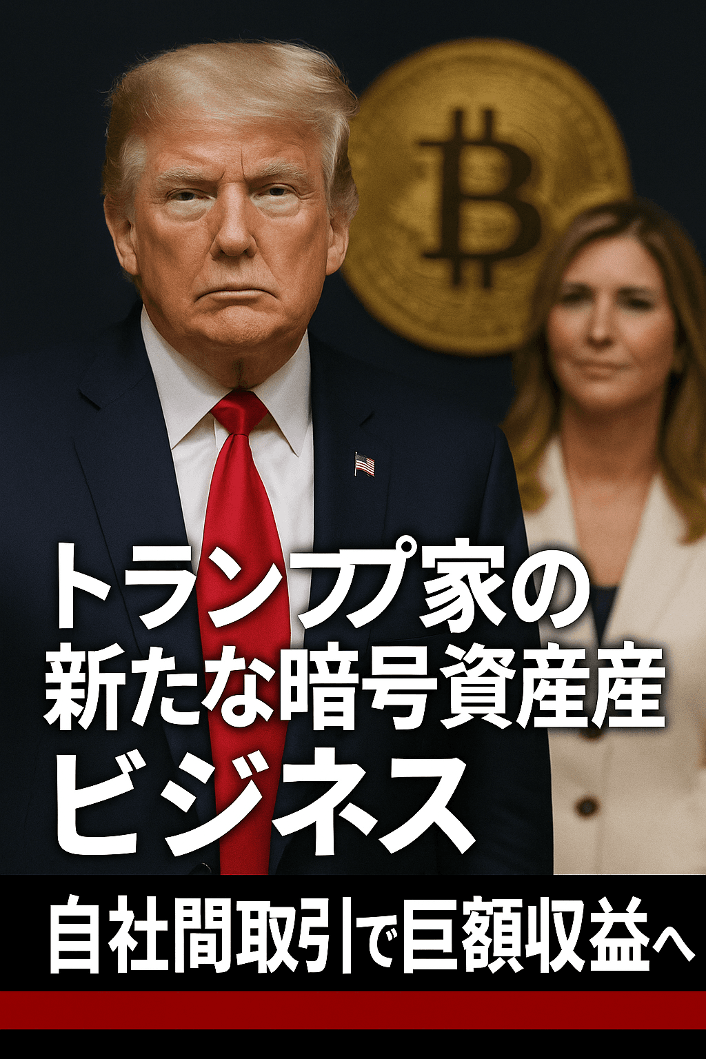 20250901_0914_トランプの暗号資産戦略_simple_compose_01k419x5qvek6t0mberkrknzzy トランプ家の新たな暗号資産ビジネス:自社間取引で巨額収益へ コンテンツ開始