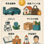 まとめ記事:2025年版「暗号資産で買える8つの驚きの商品・サービス」