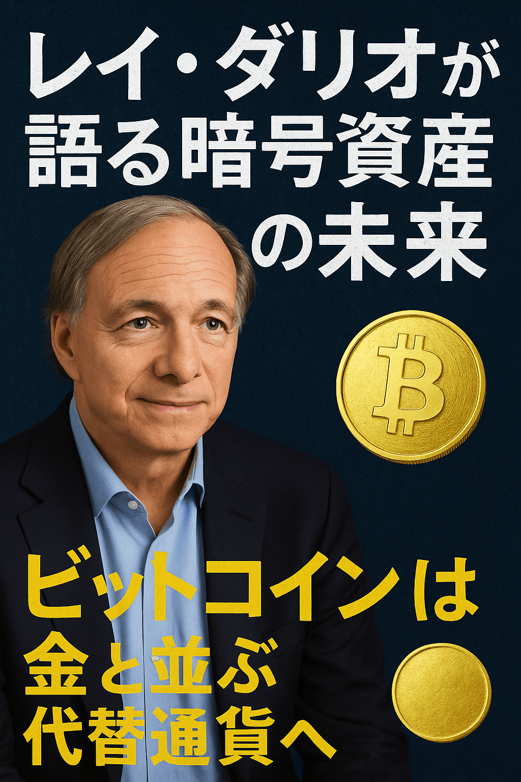 レイ・ダリオが語る暗号資産の未来｜ビットコインは金と並ぶ代替通貨へ