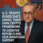 米上院民主党、暗号資産市場構造の独自フレームワークを提示 ― 共和党案に対抗し、二党間合意を模索
