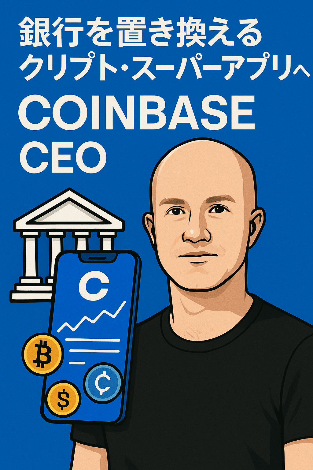 コインベースCEO「銀行を置き換えるクリプト・スーパーアプリへ」