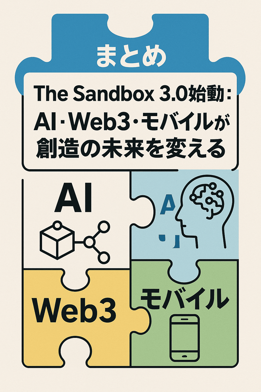 🧩【まとめ】The Sandbox 3.0始動:AI・Web3・モバイルが創造の未来を変える