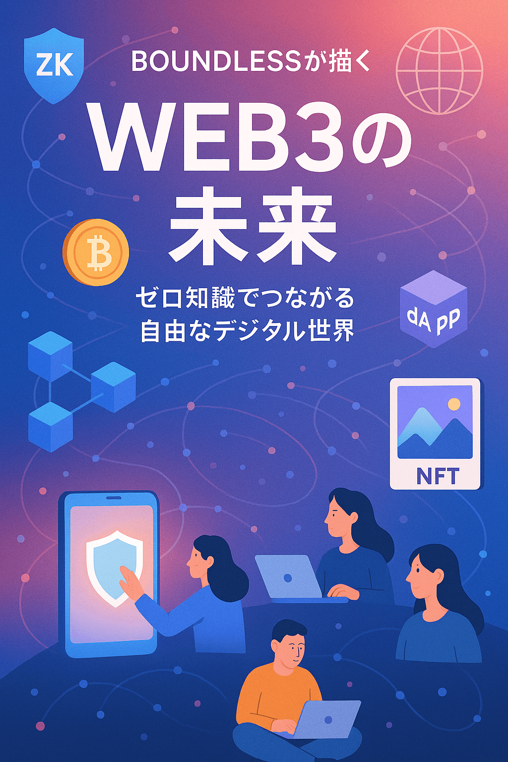 20251028_1028_Web3の自由な未来_simple_compose_01k8m6shhvfd887djebp8ep92f Boundlessが描くWeb3の未来:ゼロ知識でつながる自由なデジタル世界 コンテンツ開始