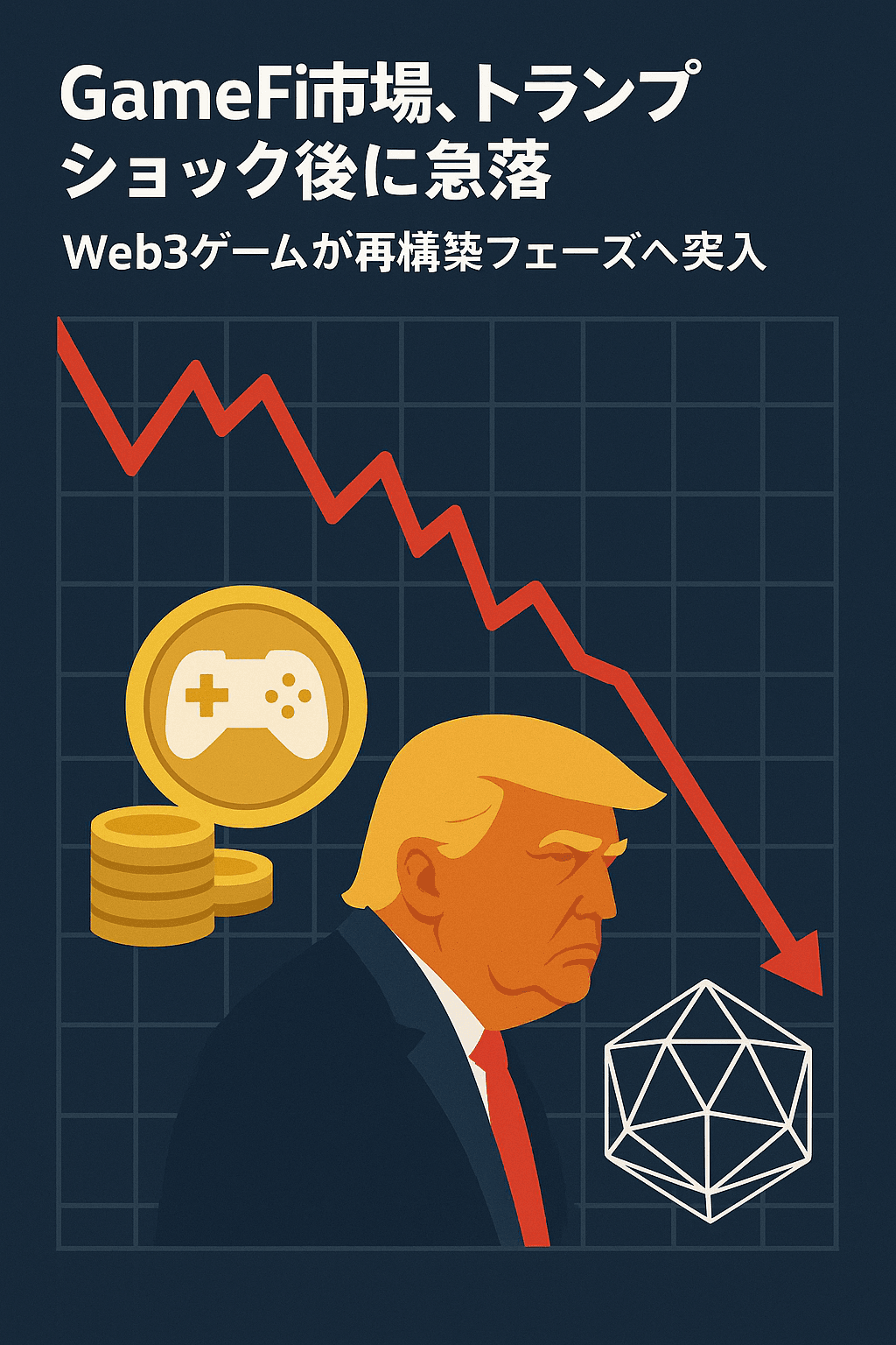 GameFi市場、トランプショック後に急落：Web3ゲームが再構築フェーズへ突入