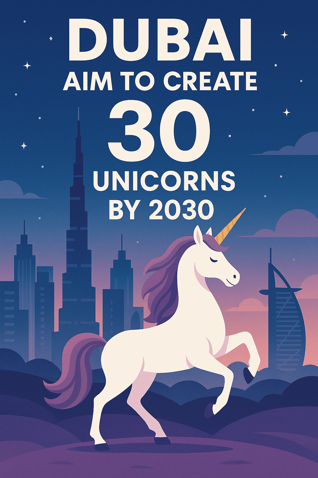 🌍 概要：ドバイ、2030年までに30のユニコーン創出を目指す