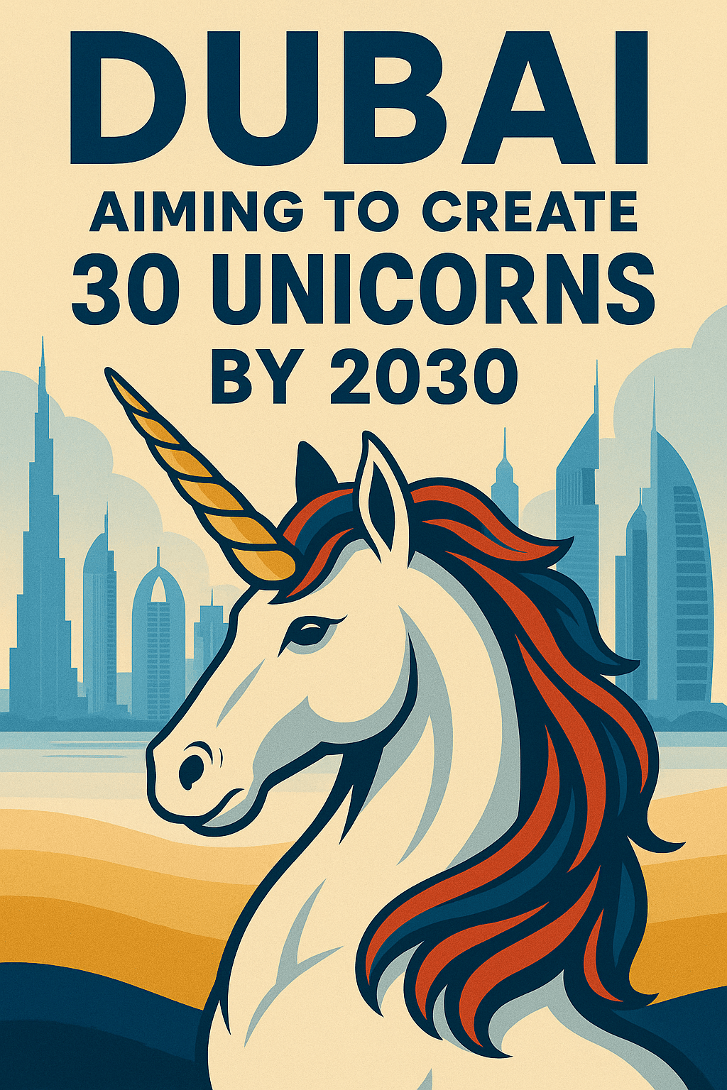 🌍 概要：ドバイ、2030年までに30のユニコーン創出を目指す コンテンツ開始