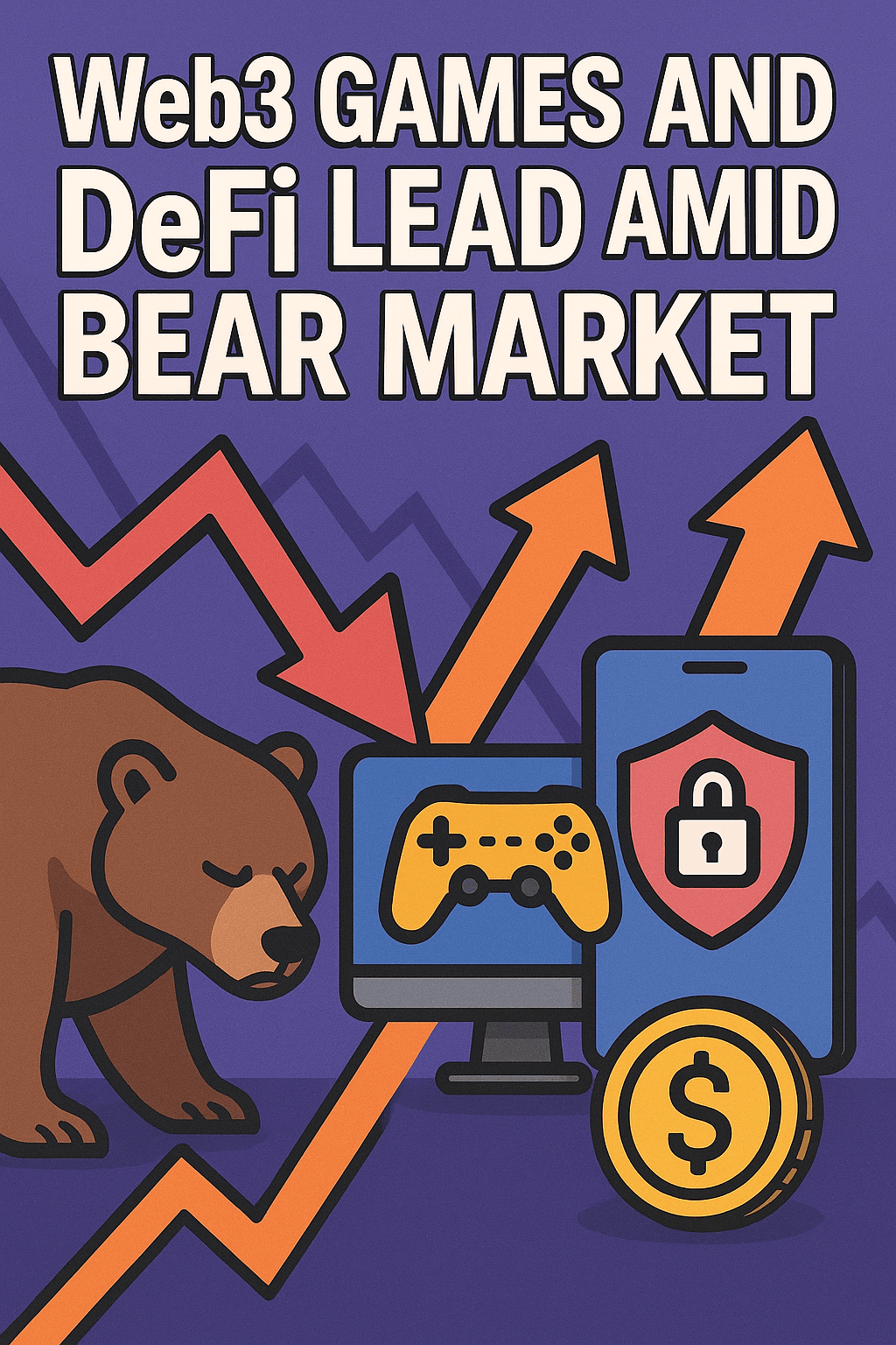 🌐 市場低迷の中でもWeb3ゲームとDeFiが主導