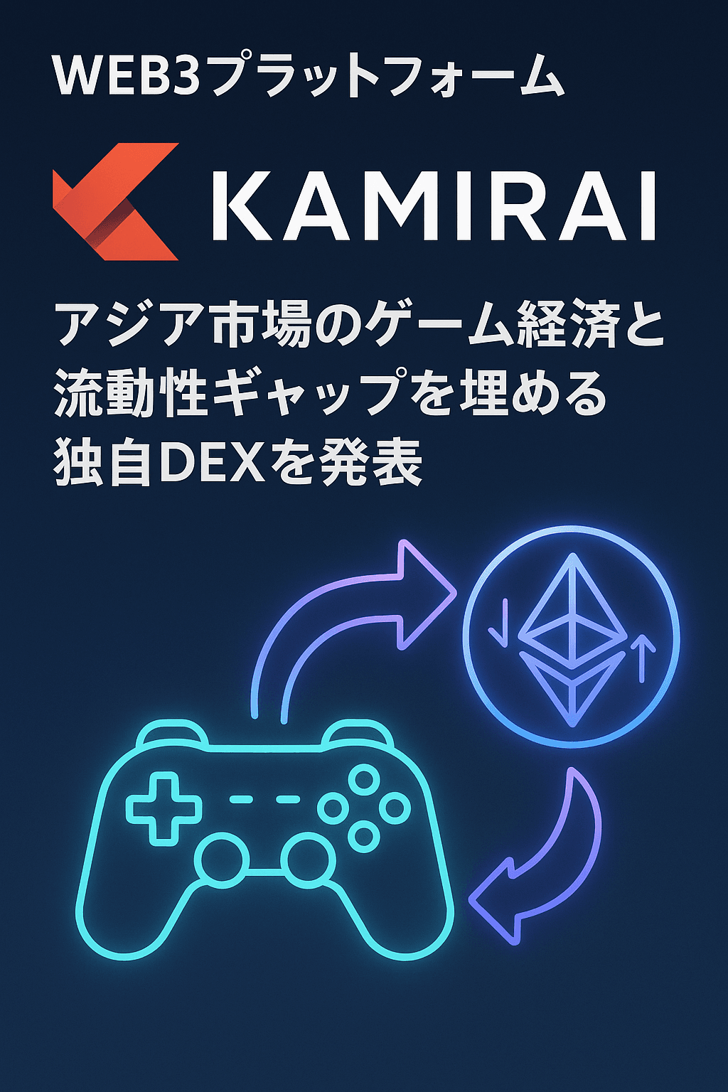 まとめ：『Web3プラットフォーム Kamirai、アジア市場のゲーム経済と流動性ギャップを埋める独自DEXを発表』