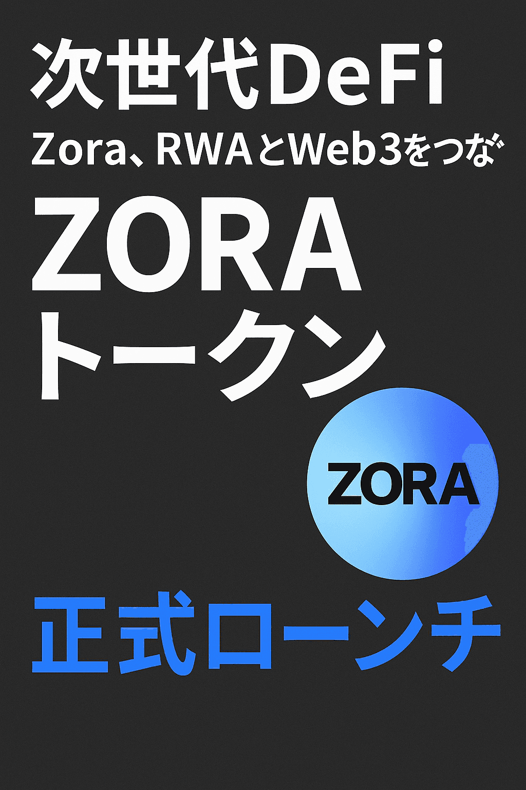 まとめ：『次世代DeFi：Zora、RWAとWeb3をつなぐ「ZORAトークン」を正式ローンチ』
