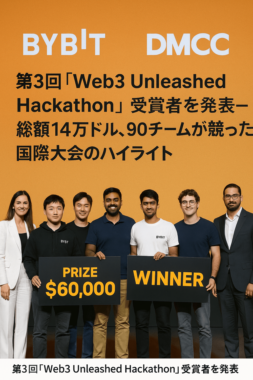BybitとDMCC、第3回「Web3 Unleashed Hackathon」受賞者を発表─ 総額14万ドル、90チームが競った国際大会のハイライト
