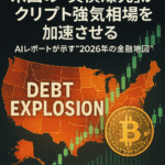 ブラックロック：米国の「負債爆発」がクリプト強気相場を加速させる──AIレポートが示す“2026年の金融地図”