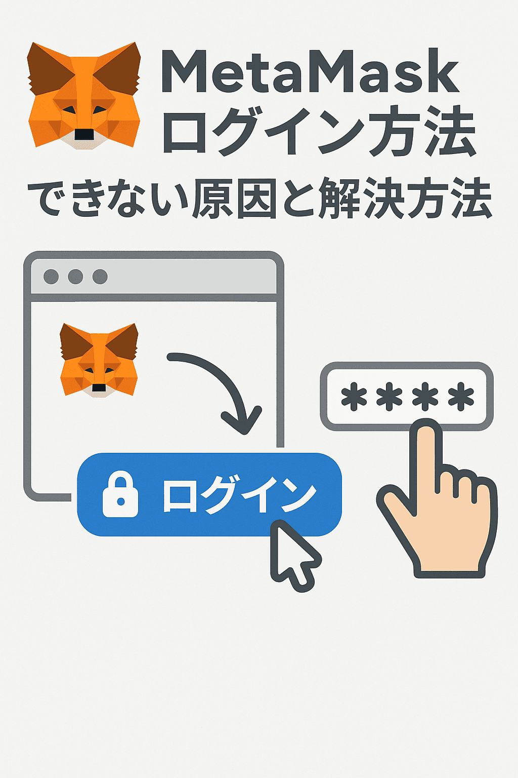 METAMASK(メタマスク) ログイン方法|できない原因と解決方法【2026年最新版】