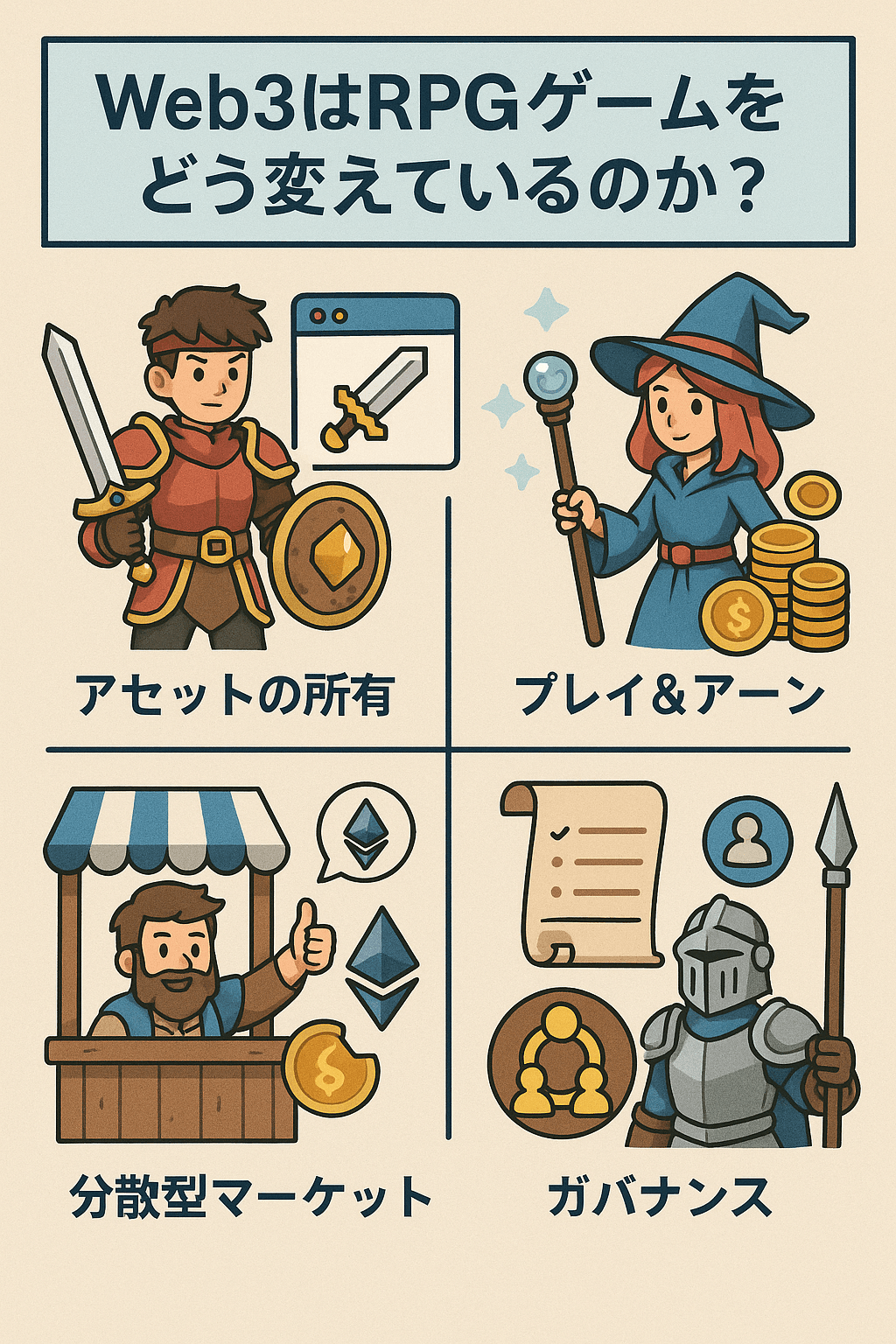 Web3はRPGゲームをどう変えているのか?
