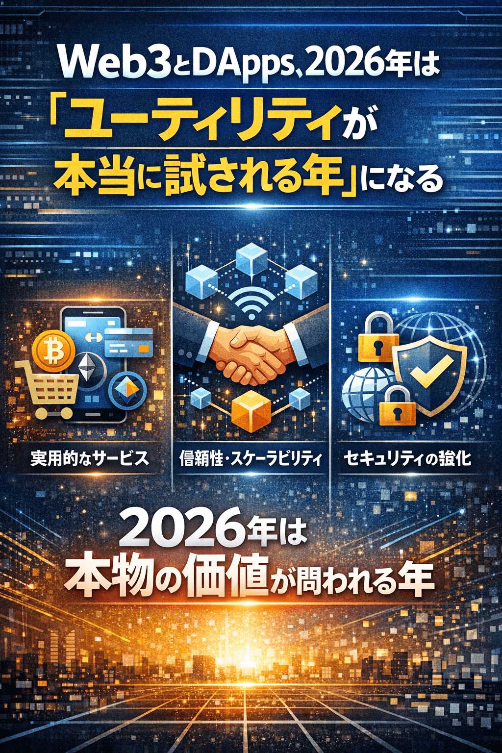 まとめ：Web3とDApps、2026年は「ユーティリティが本当に試される年」になる