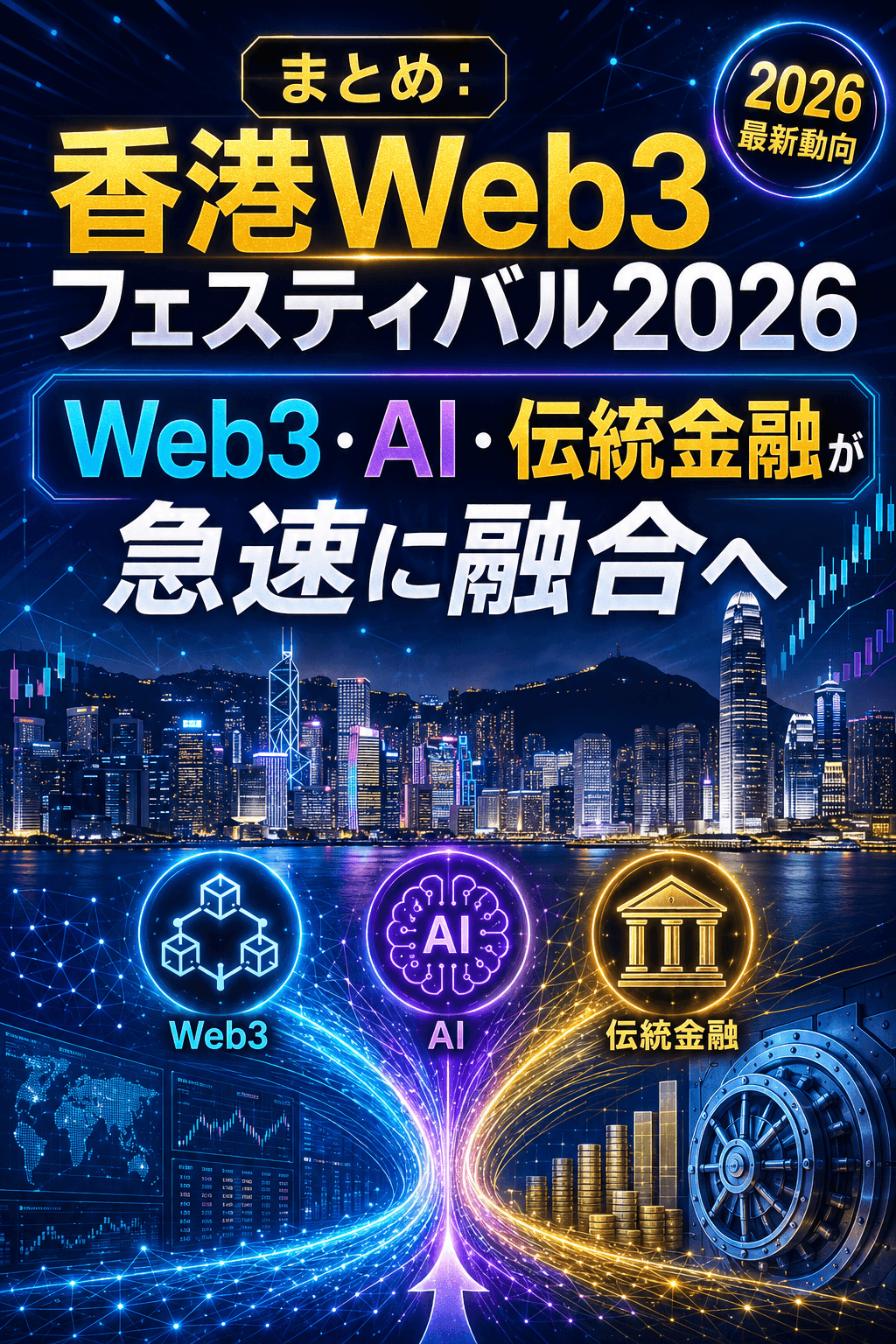 ChatGPT Image 2026年6月12日 14_37_16 まとめ:香港Web3フェスティバル2026──Web3・AI・伝統金融が急速に融合へ